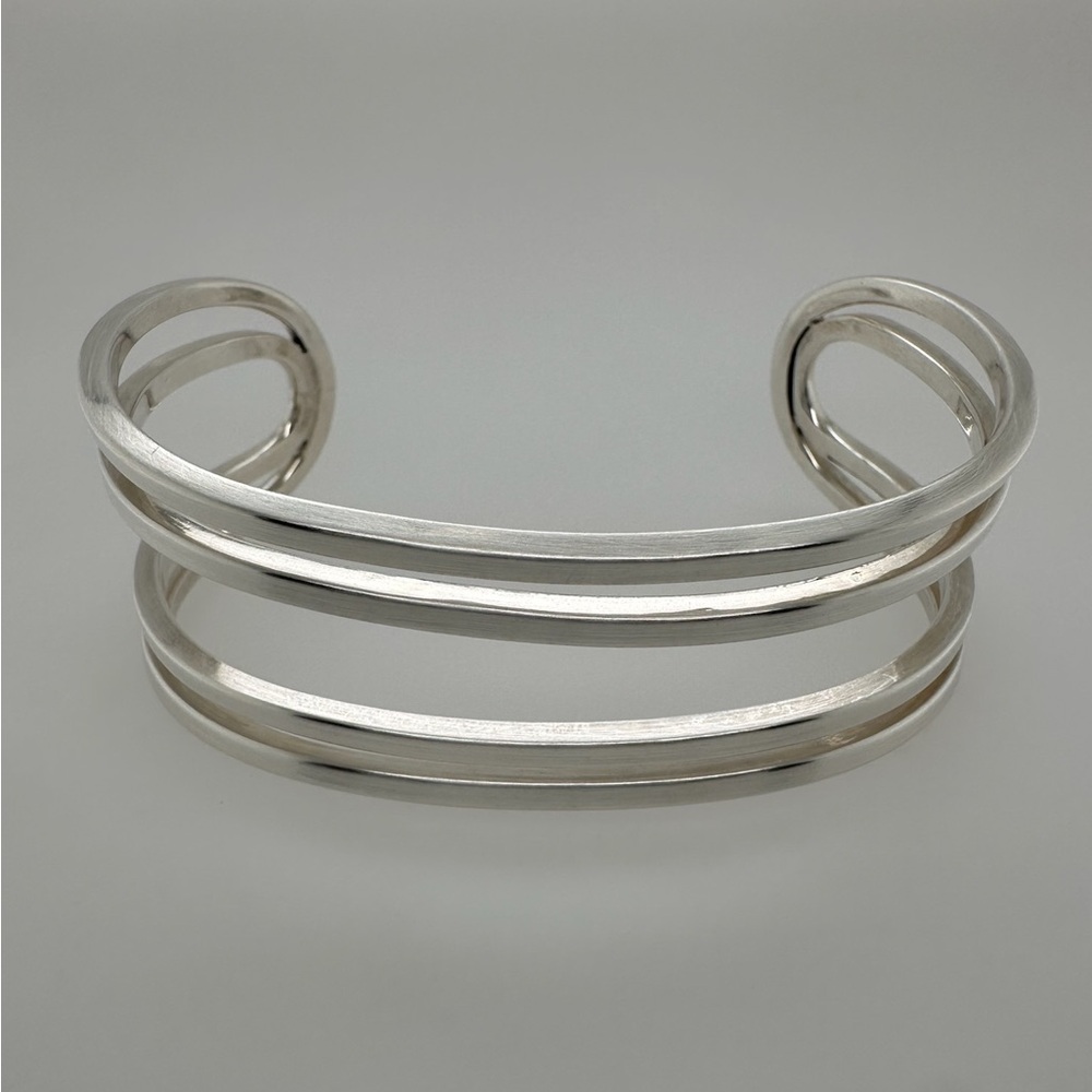Sterling Silver Multi-Layered Cuff - image 2